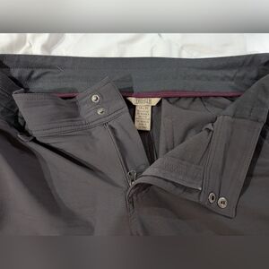 Duluth Pants Womens Size 14 Gray Stretch Brushed Interior Water-Repellent